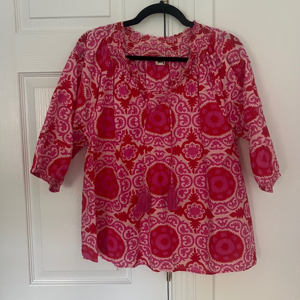 Ivy Jane Medallion Tassle Top size S/M